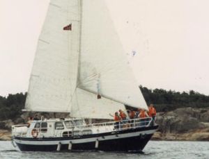 Iljernet under seil