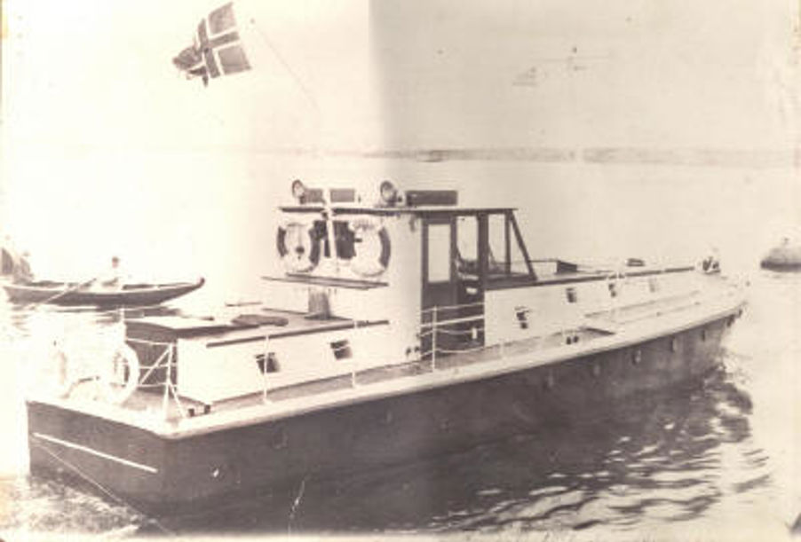 "Spero" på vei til Drøbak i 1968.